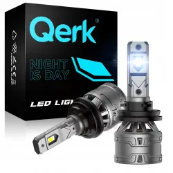 Żarówki LED H9 QERK 120W 6000K CANBUS RETROFIT E4 super jasne odcięcie